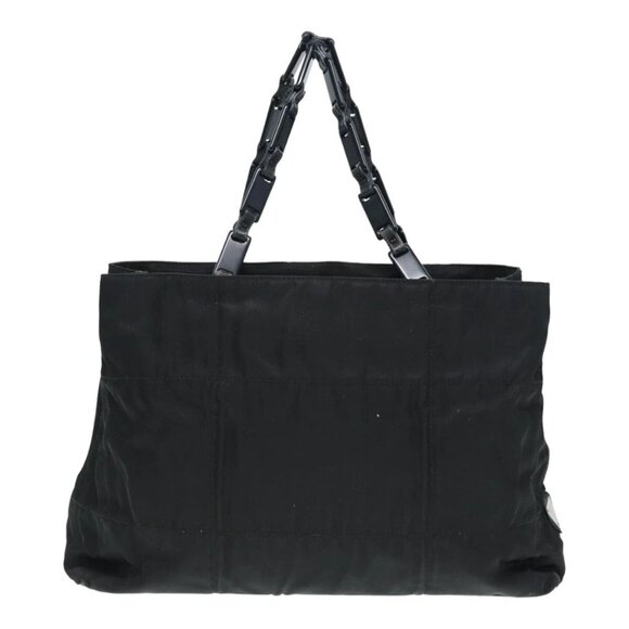 PRADA Hand Bag Nylon Black Auth - Picture 1 of 16